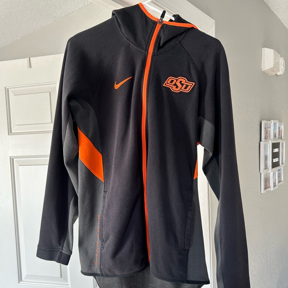 Oklahoma St Zip Up Jacket